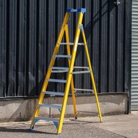 Trade Master Pro - 7 Step Platform Fibreglass Step Ladder Trade Master Pro - 7 Step Platform Fibreglass Step Ladder