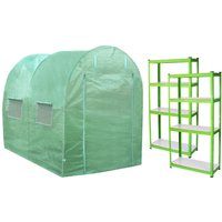 Polytunnel 25mm 4m x 2m with Racking