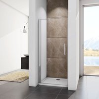 Acezanble - Porte de douche pivotante 90x197cm, en niche