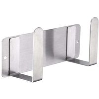 Pot Lid Holder, 304 Stainless Steel Wall Mounted Pot Lid Organizer (Silver)