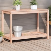 Vidaxl - Potting Table with Shelf 108x50x75 cm Solid Wood Douglas