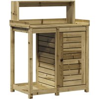 Vidaxl - Potting Table with Shelves 82.5x50x109.5 cm Impregnated Wood Pine