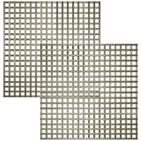 Premier Garden Supplies - Premier 6ft x 6ft Flat Top Privacy Square Garden Trellis Panel