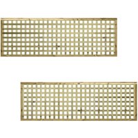 Premier Garden Supplies - Premier 6ft x 2ft urban Capped Square Trellis Panel