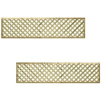 Premier Garden Supplies - Premier 6ft x 1.5ft urban Diamond Trellis Panel