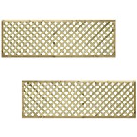 Premier Garden Supplies - Premier 6ft x 2ft urban Diamond Trellis Panel