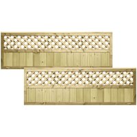 6FTx2FT Premier Diamond Trellis Top PGS URBAN Range Fence Panel