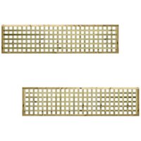 Premier Garden Supplies - Premier 6ft x 1.5ft urban Square Trellis Panel