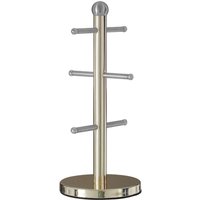 6 Cup Gold Finish Mug Tree - Premier Housewares