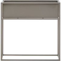 Premier Housewares - Interiors by Premier Floor Standing Grey Plant Box, Contemporary Design Plant Container, Versatile Garden Box For Planting