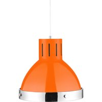 Orange and Chrome Pendant Light - Premier Housewares