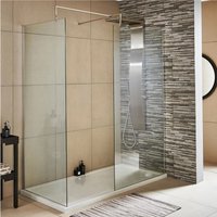 Nuie - Walk-In Shower Enclosure 1200mm x 900mm (700mm+900mm Glass) with Tray