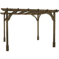 Rutland County Garden Furniture Ltd - Premium Pergola - Wood - L360 x W480 x H270 cm - Rustic Brown