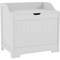 Home Discount - Priano Laundry Chest Bathroom Cabinet Hamper Basket Towel Storage, White