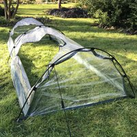 Gardenskill - Pro Gro Poly Tunnel Cloche, Mini Greenhouse and Tomato Cover - 2m long x 0.8m wide x 0.35m high