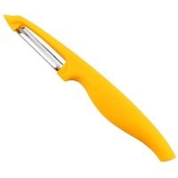 Professional potato peeler, potato peeler, peeler with serrated stainless steel blade and ergonomic non-slip handle for vegetables, carrots,