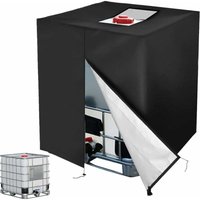 Protective cover, Cover for 1000 l tank, Sun protection cover for IBC rainwater tank, Dustproof, UV resistant, Protective cover, (116 x 100 x 120,