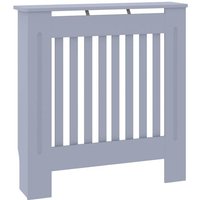 Radiator Cover 2 pcs Grey 78x19x81.5cm Engineered Wood CFW357182