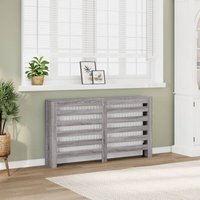 Vidaxl - Radiator Cover Grey Sonoma 149x20x82 cm Engineered Wood