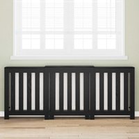 Radiator Cover Black Oak 205 x 21.5 x 83.5 cm Vidaxl