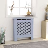 Mdf Radiator Cover Grey 78 cm Vidaxl