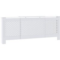 MDF Radiator Cover White 205 cm vidaXL