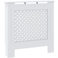 MDF Radiator Cover White 78 cm vidaXL