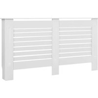 Radiator Cover White 152x19x81.5 cm MDF vidaXL