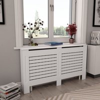 Radiator Cover White 152x19x81.5 cm MDF VSVS552056