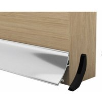 Stormguard - Aluminium 32mm Rain Deflector With Caps Face Fixed Bottom Door Strip Stormguard - Aluminium 32mm Rain Deflector With Caps Face Fixed Bottom Door Strip