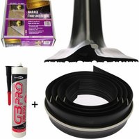 Stormguard - Garage Door Rubber Seal Threshold Gaps Kit Draught Excluder Floor Weather Seal Stormguard - Garage Door Rubber Seal Threshold Gaps Kit Draught Excluder Floor Weather Seal