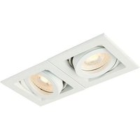Saxby Xeno - led Twin Recessed Light Matt White