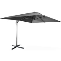 3x4m rectangular cantilever parasol, Wimereux, Grey