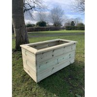 Churnet Valley - Wooden Garden Rectangular Planter