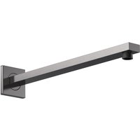 Balterley - Rectangular Wall Mount Shower Arm - Brushed Pewter - 360mm