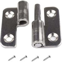 Removable hinges. Removable door hinges. Made of 304 stainless steel. For right-handed use.