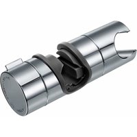 Replaceable Hand Shower Holder, Shower Head Holder, Adjustable Diameter 18-25mm, Chrome-Plated ABS (Silver)
