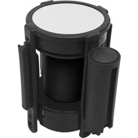 Retractable Belt Barrier 200 cm Black Vidaxl