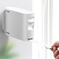 Retractable Clothes Line, Adjustable Extendable Indoor Wall Mount Clothes Drying Line Invisible Washing Line for Bathroom, Balcony, Indoor and