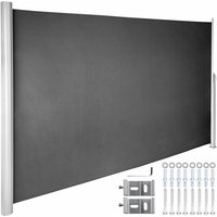 Vevor - Retractable Patio Screen Retractable Fence 63x118inch Privacy Screen Outdoor