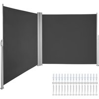 Vevor - Retractable Patio Screen Retractable Side Awning, 71x236 Inch Privacy Screen