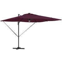 Roma Parasol Red 286 x 285 x 270 cm Aluminium and Polyester CFW550544