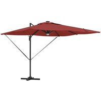 Roma Parasol Red 286 x 285 x 270 cm Aluminium and Polyester CFW999771