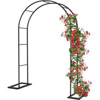 Rose Arch Metal Stable 230 x 140 x 25 cm Garden Arch standing Garden Arch Climbing Plant Pergola Trellis Trellis Rose Frame, Wedding Decoration for