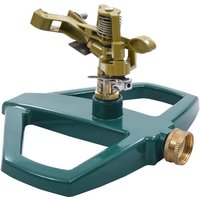 Rotary Sprinkler Green 21x22x13 cm Metal Vidaxl