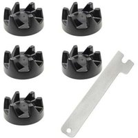 Mumu - Rubber mixer coupling with removal tool for Kitchenaid 9704230, 5 pieces