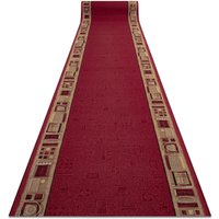 Runner anti-slip JENA maroonc 120cm red 120x820 cm
