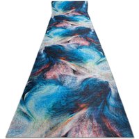 Runner anti-slip LOTUS COLOR 36500 Abstraction blue / red WASHABLE 60cm blue 60x690 cm