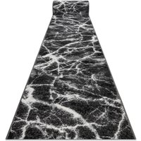 Rugsx - Runner bcf morad Marmur Marble anthracite / black 120 cm black 120x930 cm