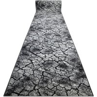 Rugsx - Runner silver Terra cracked ground grey 100cm grey 100x160 cm